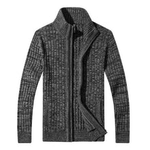 Load image into Gallery viewer, men sweaters knitted zipper cardigan male Top quality